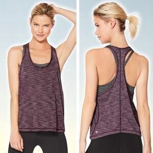 LULULEMON Train Times Tank Size 4 Heathered Dark Adobe